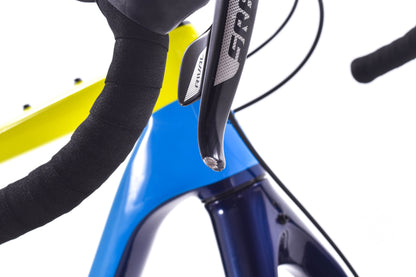 USED 2018 Salsa Cutthroat Rival 1x11 Gravel Bike LG Blue/Yellow Bike Packing