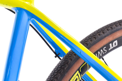 USED 2018 Salsa Cutthroat Rival 1x11 Gravel Bike LG Blue/Yellow Bike Packing