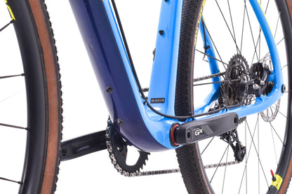 USED 2018 Salsa Cutthroat Rival 1x11 Gravel Bike LG Blue/Yellow Bike Packing
