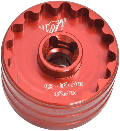 NEW Wheels Manufacturing BBTOOL-48-44 Bottom Bracket Socket for 48.5mm and 44mm 16-Notch Cups - Around the Cycle