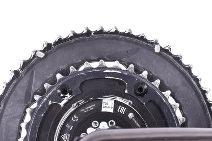 USED Quarq DFour DUB Power Meter Crankset 172.5mm SRAM AXS 50/34T Ultegra Rings