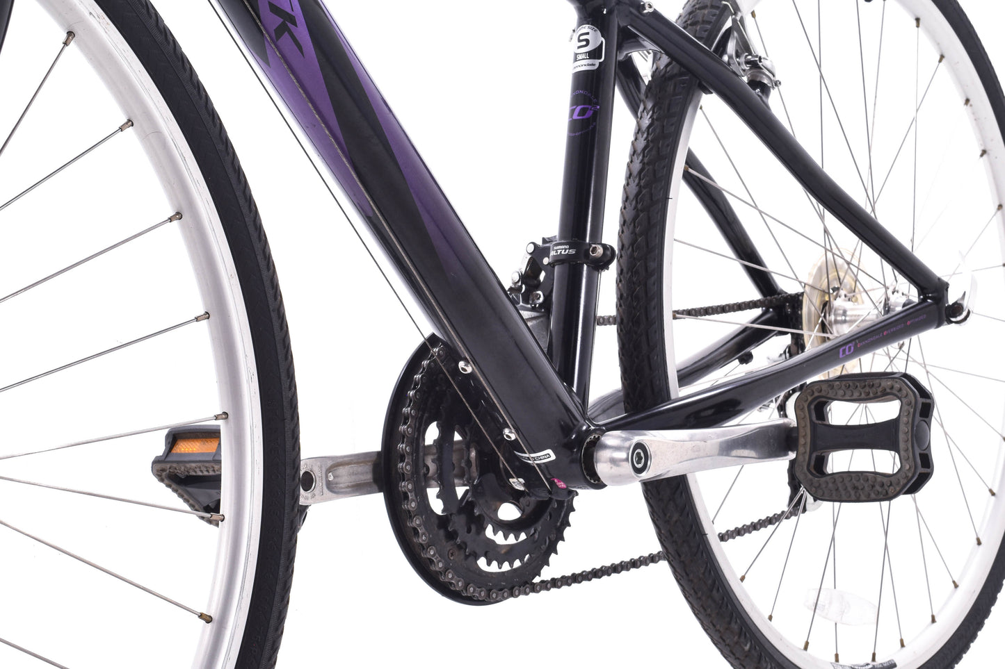 USED Cannondale Quick Q6 Alloy Hybrid Bike Small 3x8 Speed Shimano