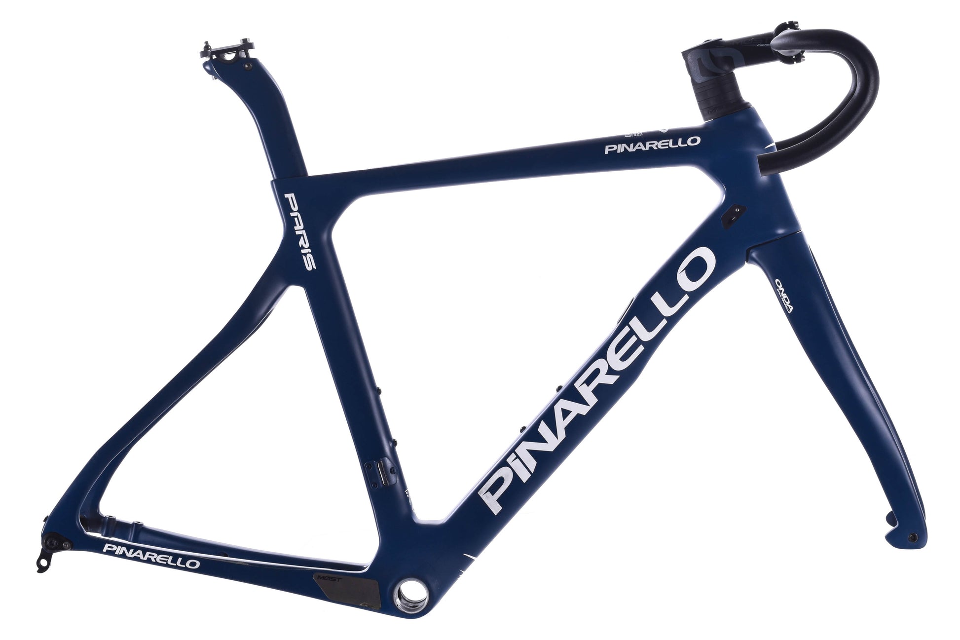 USED Pinarello Paris Disc 53cm Carbon Road Bike Frameset Blue