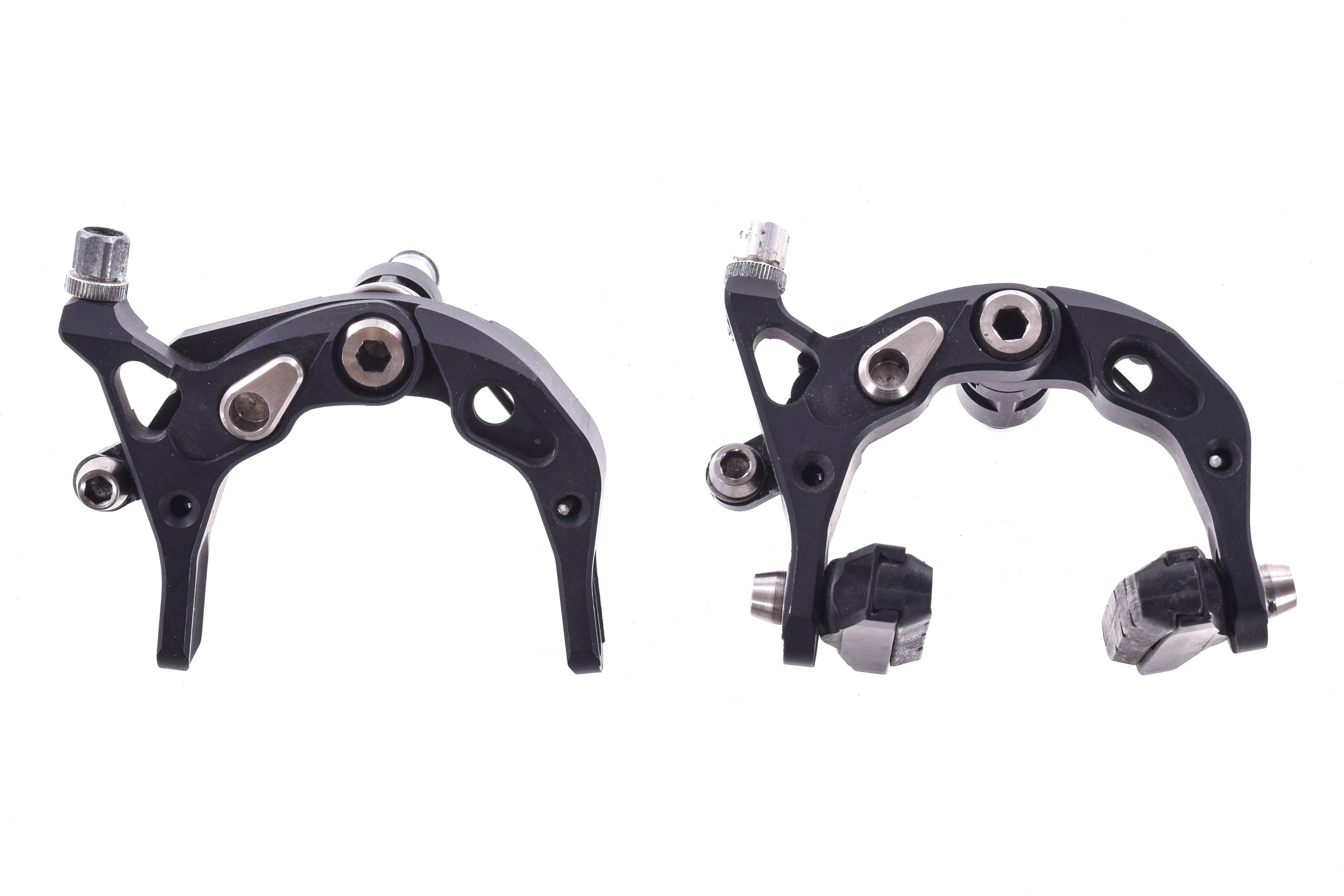 USED Ciamillo Zero Gravity Road Caliper Titanium Rim Brake Set 0G-07 Ti  (needs pad holders)