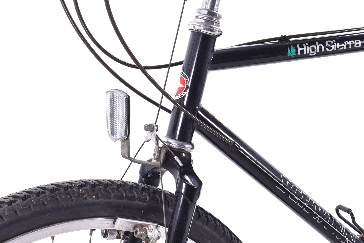 USED AS IS Vintage Schwinn High Sierra Rigid Steel Mountain Bike 20" Frame Sun Tour 3x5 speed w/ Bullmoose Bars