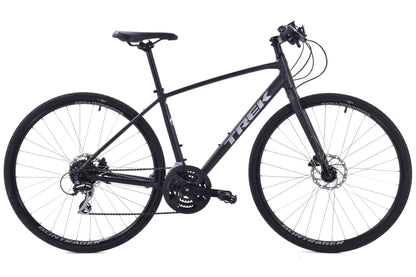 USED Trek FX2 Medium Alloy Hybrid 3x8 Speed Black Tektro Hydraulic Disc Brakes