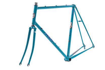 USED Vintage Trek 560 Lugged Steel 60cm Road Frame Diagonal Dropouts