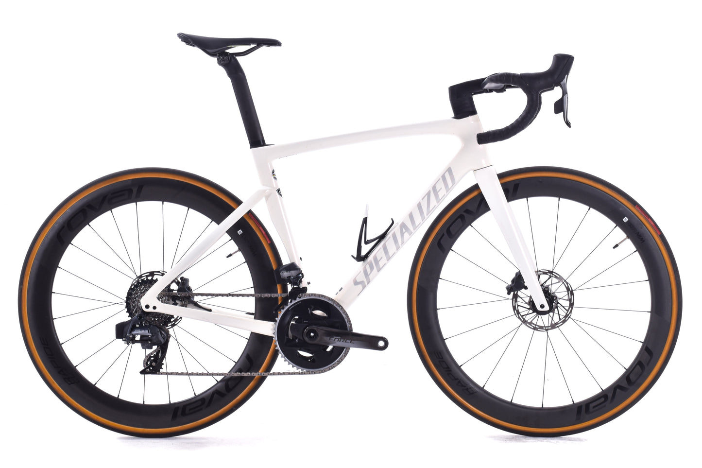 USED 2021 Tarmac SL7 Pro 54cm Carbon Road Bike SRAM Force AXS 2x12 speed Roval Rapide CL Wheels White