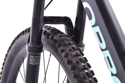 USED 2022 Orbea OIZ H30 Medium Full Suspension XC Mountain Bike Black/Green Shimano Deore XT 1x12 Speed