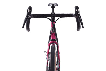 USED All-City Zig Zag Ultegra - Sour Cherry Seltzer Steel Road Bike 55cm Carbon Wheels 2x11