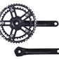 USED White Industries M30 180mm Crankset w/ 46/36T Chainrings Black - No Spindle