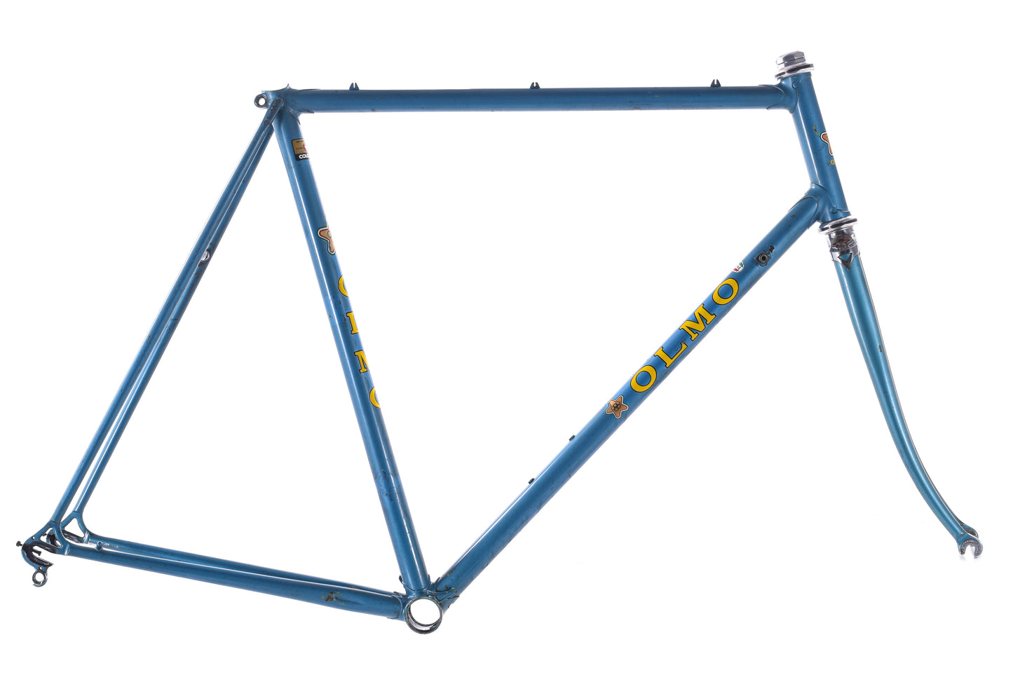 USED Vintage Olmo Lugged Columbus Steel Road Frame 58cm Made in Italy