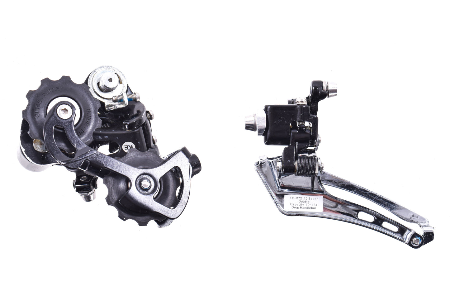 USED Microshift Centos 2x10 speed Mini-Groupset Shifters, derailleurs, w/ FSA SL-K Rim Brakes Road