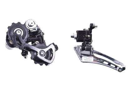 USED Microshift Centos 2x10 speed Mini-Groupset Shifters, derailleurs, w/ FSA SL-K Rim Brakes Road