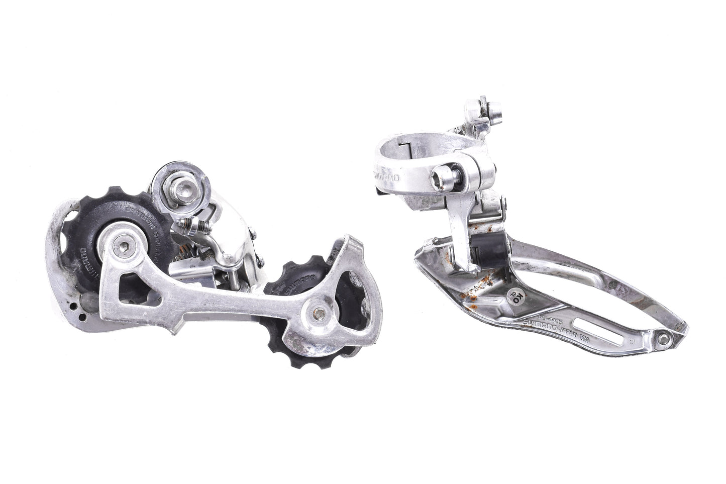 USED Shimano Tiagra 3x9 speed mini Road Triple Groupset Shifters, Derailleurs, Cassette