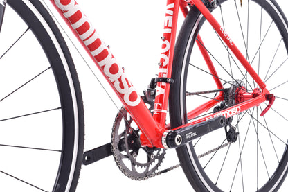 USED Tommaso Velocita 50cm Aluminum Road Bike SRAM Rival 2x10 Carbon Fork Red/Black