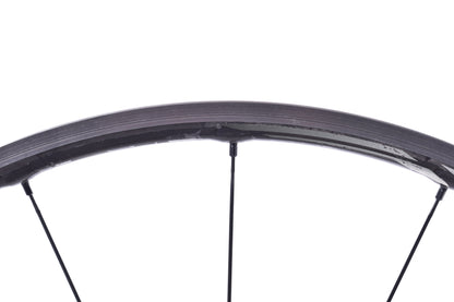 USED Shimano WH-RS81 C24 Carbon/Alloy Road Rim Brake Front Wheel 100mm QR