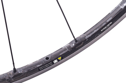 USED Shimano WH-RS81 C24 Carbon/Alloy Road Rim Brake Front Wheel 100mm QR