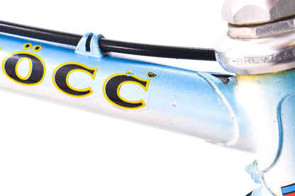 USED Vintage Ciocc Lugged Steel Road Bike 48cm Campagnolo Mirage Blue/White/Chrome Made in Italy- AS IS