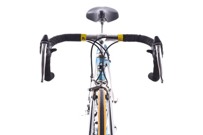 USED Vintage Ciocc Lugged Steel Road Bike 48cm Campagnolo Mirage Blue/White/Chrome Made in Italy- AS IS