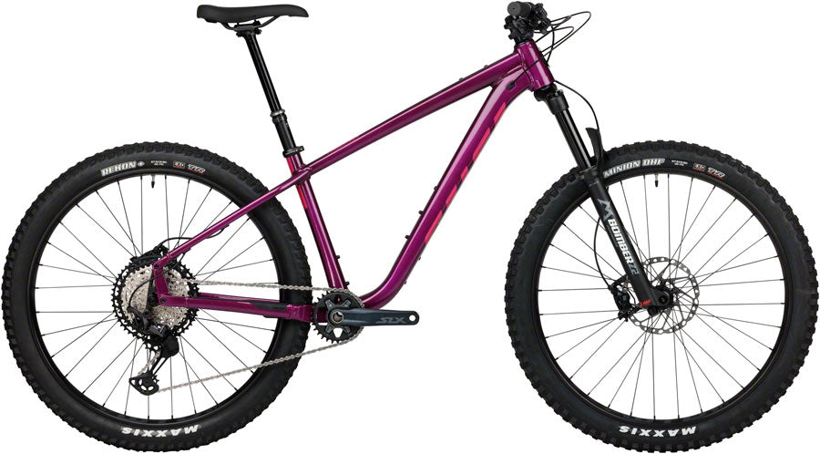 DEMO Salsa Timberjack XT Z2 Bike - 27.5", Aluminum, Purple, Medium, GRADE B