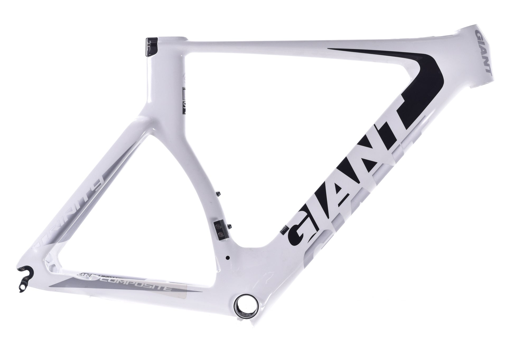 NEW Giant Trinity Advanced 1 Frame Small White/Black No Fork, Seatpost