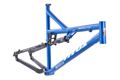 NEW Titus Motolite Aluminum/Carbon 26" Full Suspension Mountain Frame Large Blue/Black