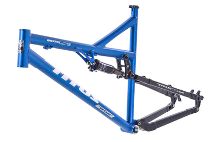 NEW Titus Motolite Aluminum/Carbon 26" Full Suspension Mountain Frame Large Blue/Black