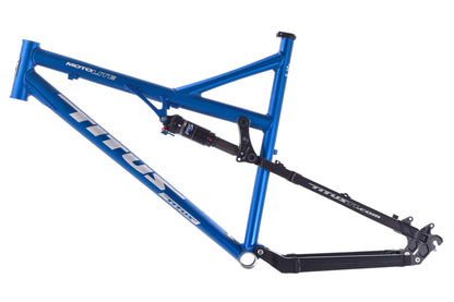 NEW Titus Motolite Aluminum/Carbon 26" Full Suspension Mountain Frame Large Blue/Black