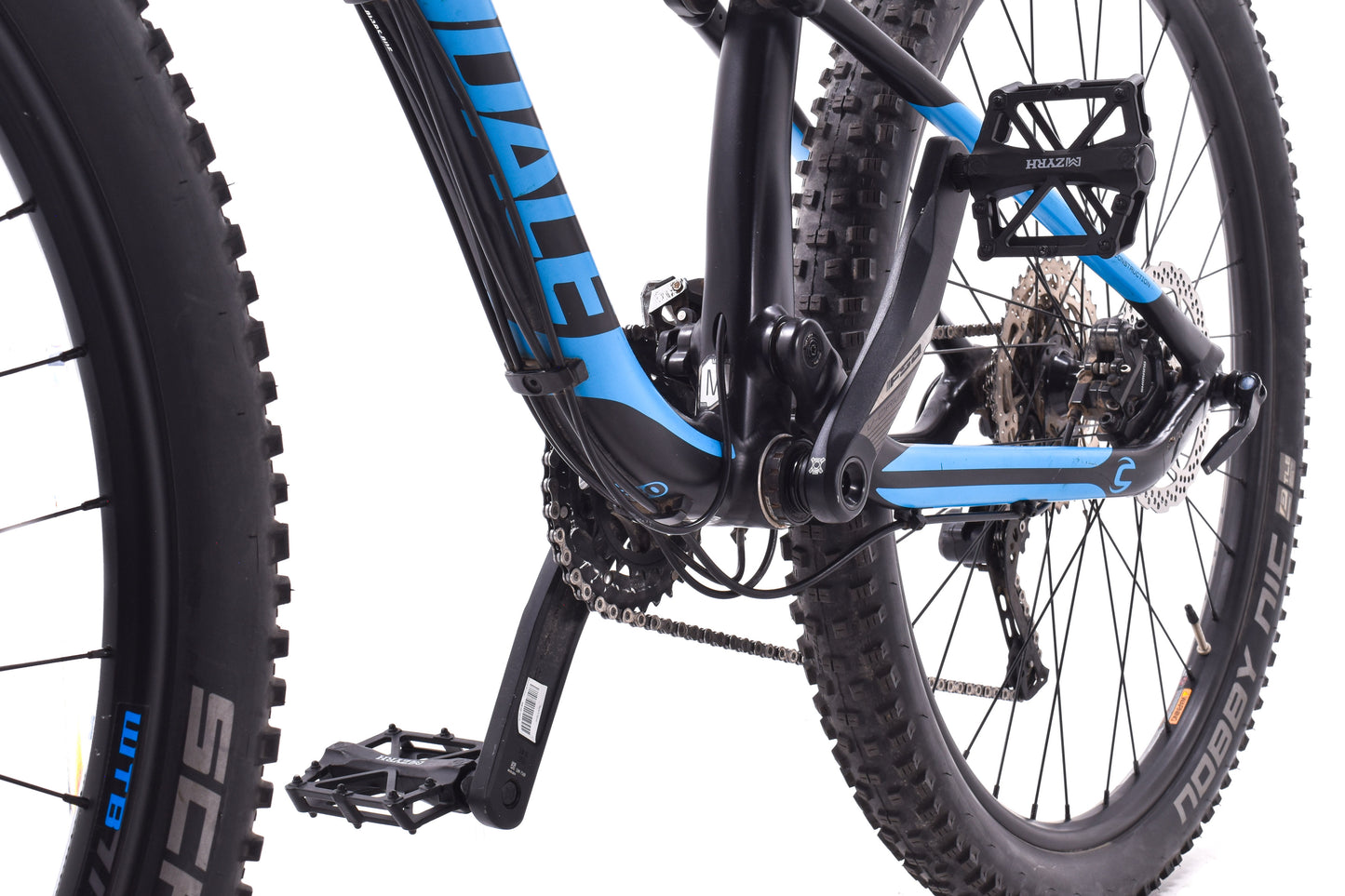 USED 2017 Cannondale Habit 4 27.5" Full Suspension Mountain Bike Medium SLX 2x11