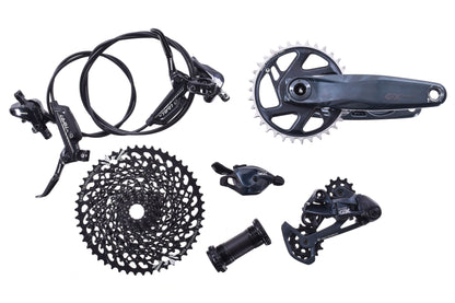 NEW take off SRAM GX Eagle 1x12 Groupset 175mm 34T DUB Crankset Shifter Derailleur 10-50T XD Driver SRAM Level TL Brakes