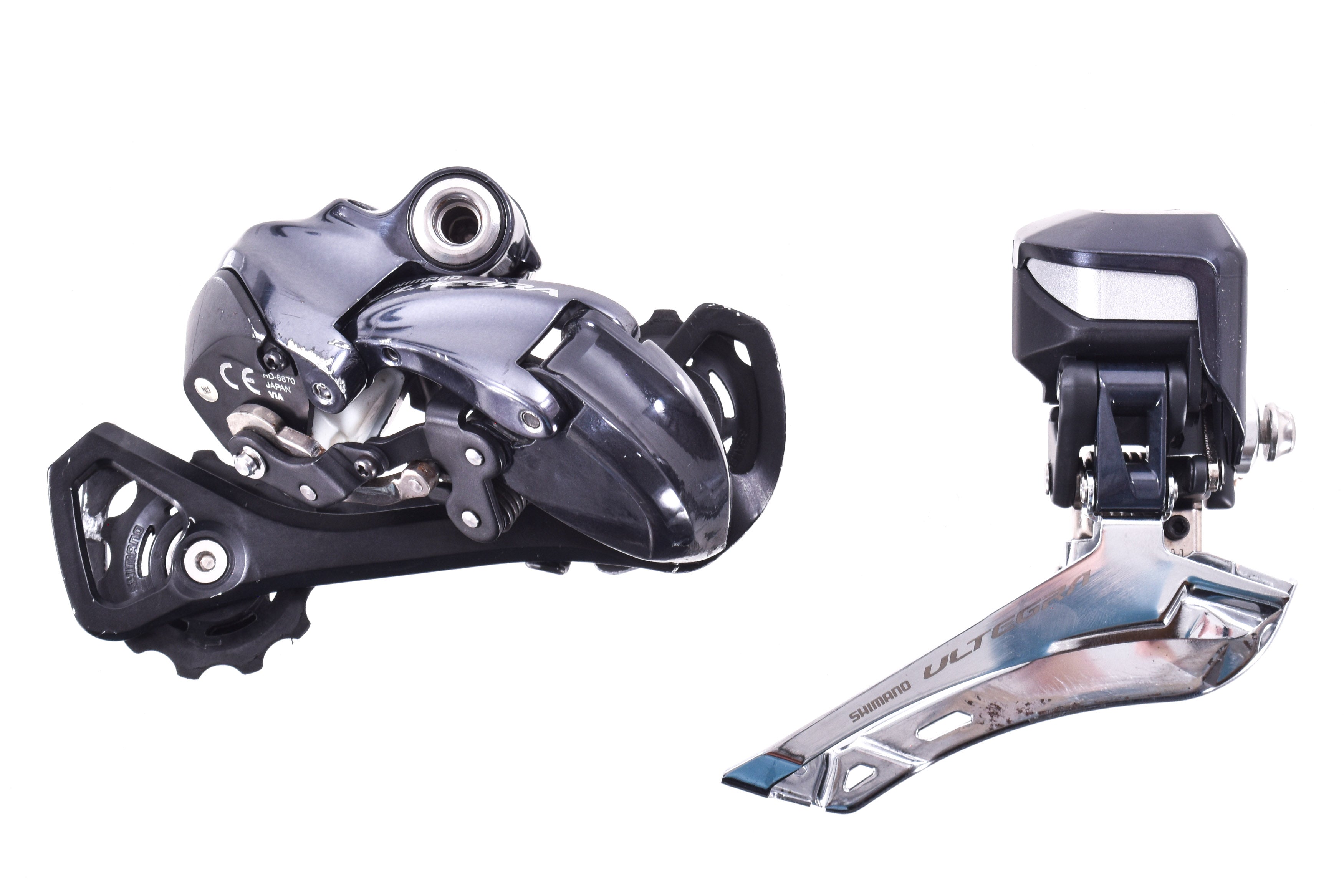 USED Shimano Ultegra 6870 Di2 2x11 speed Road Groupset Rim