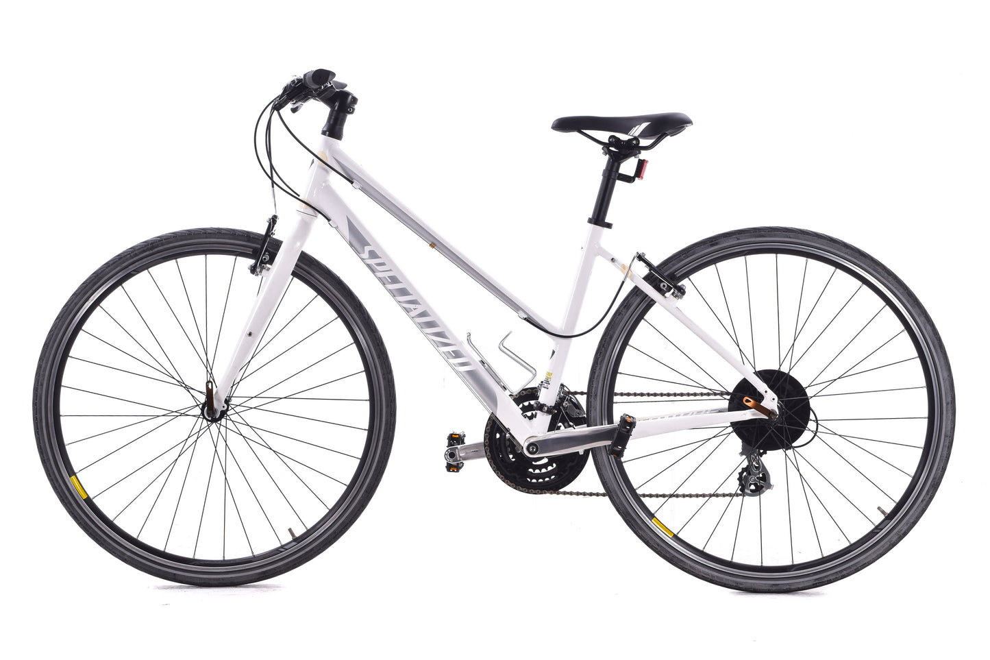 USED Specialized Vita Step Thru Aluminum Hybrid Bike Medium White 3x8 speed