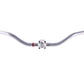 USED Nitto B802 HT Silver Riser Handlebar 25.4x620mm w/ 25.4x70mm Threadless Stem
