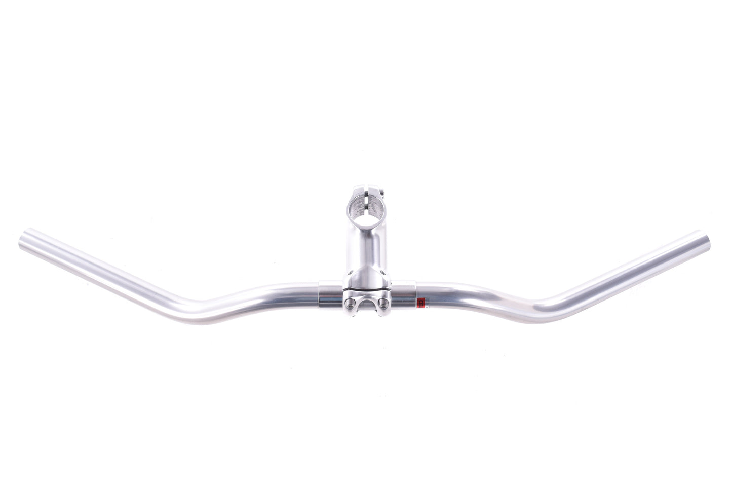 USED Nitto B802 HT Silver Riser Handlebar 25.4x620mm w/ 25.4x70mm Threadless Stem