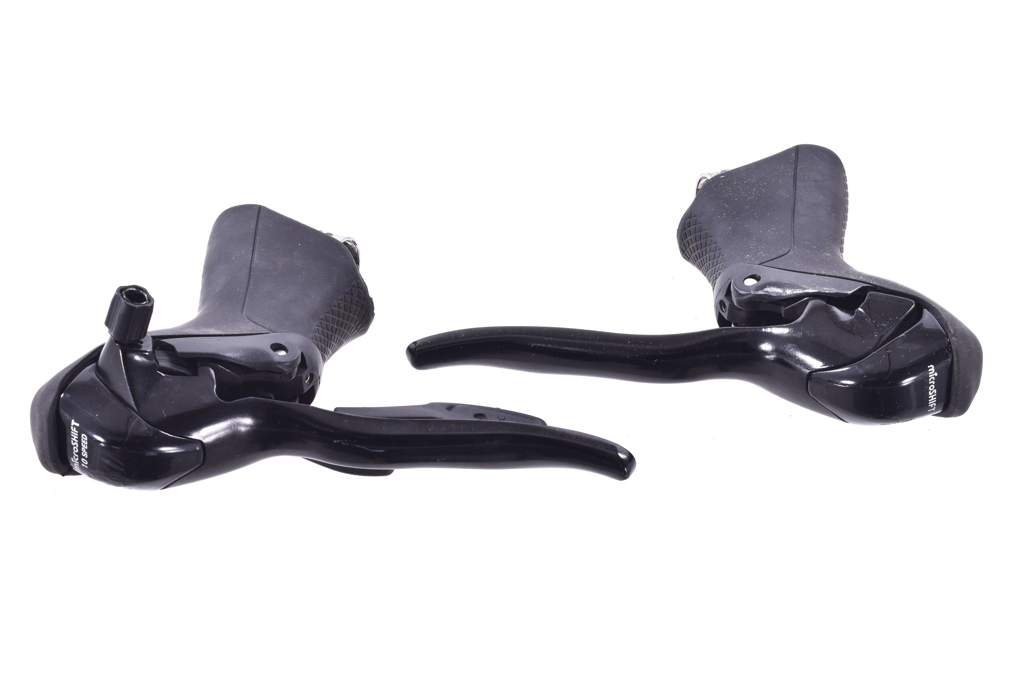 USED Microshift Advent X 1x10 speed Drop Bar Shifters w/ TRP