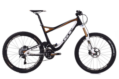 USED 2014 GT Sensor Team 27.5" Carbon Full Suspension Mountain Bike XL Shimano XTR 3x10 speed Fox Kashima