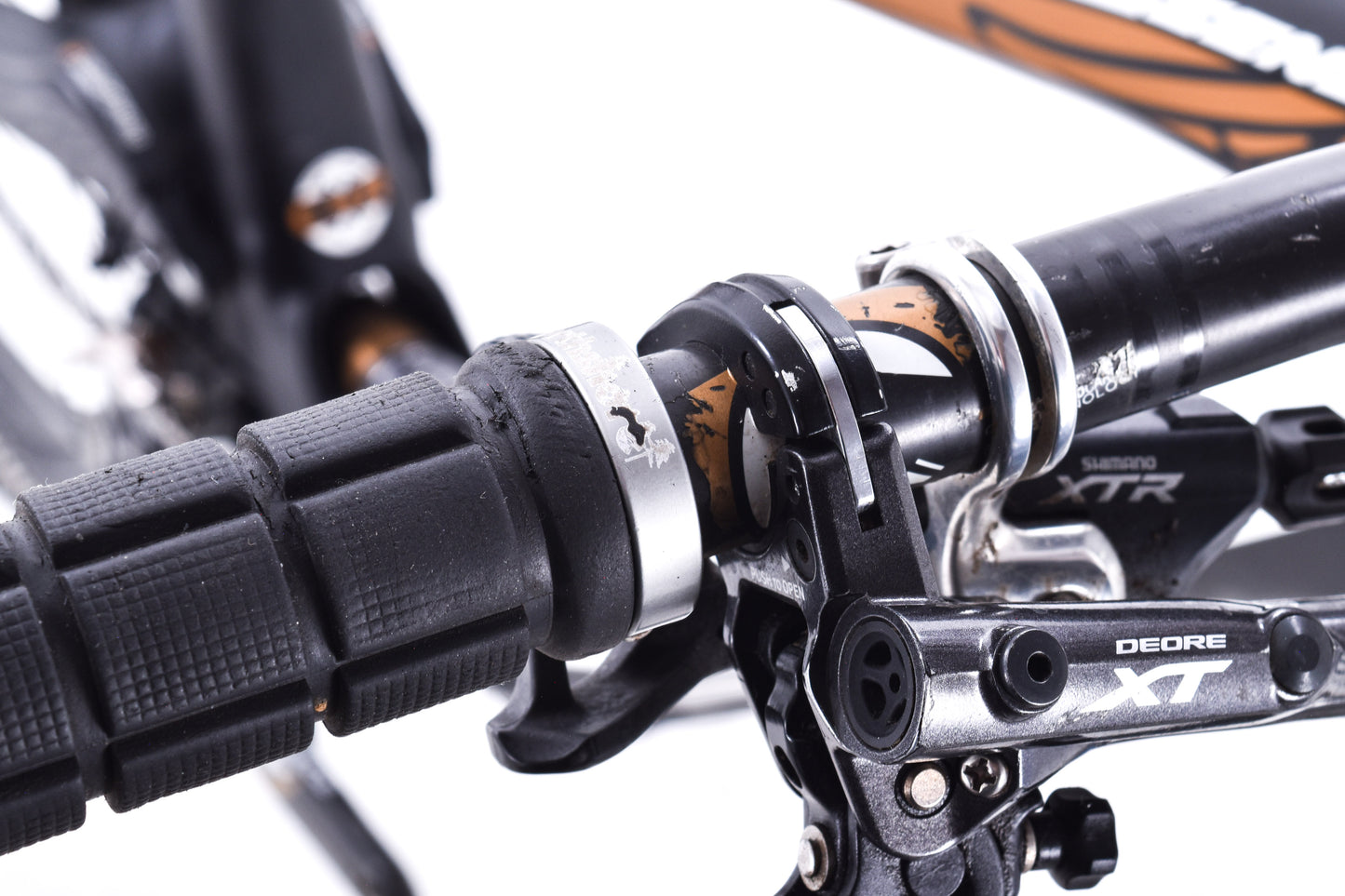 USED 2014 GT Sensor Team 27.5" Carbon Full Suspension Mountain Bike XL Shimano XTR 3x10 speed Fox Kashima