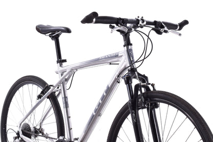 USED GT Transeo 1.0 XL Dual Sport Hybrid Bike Silver 3x9 speed