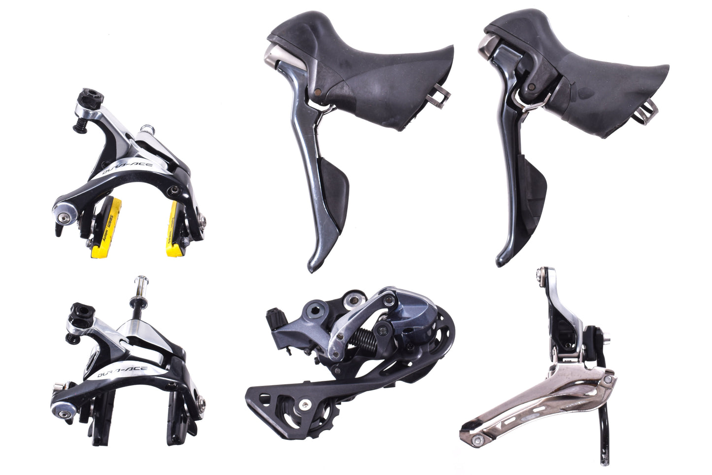 USED Shimano Dura-Ace 9000/Ultegra R8000 Mechanical Rim Brake Groupset 2x11 speed Shifters, Brakes, Derailleurs