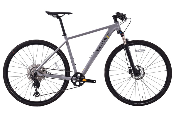 USED Canyon Pathlite Alloy Gravel Hybrid Bike Small 1x12 Speed Gray/