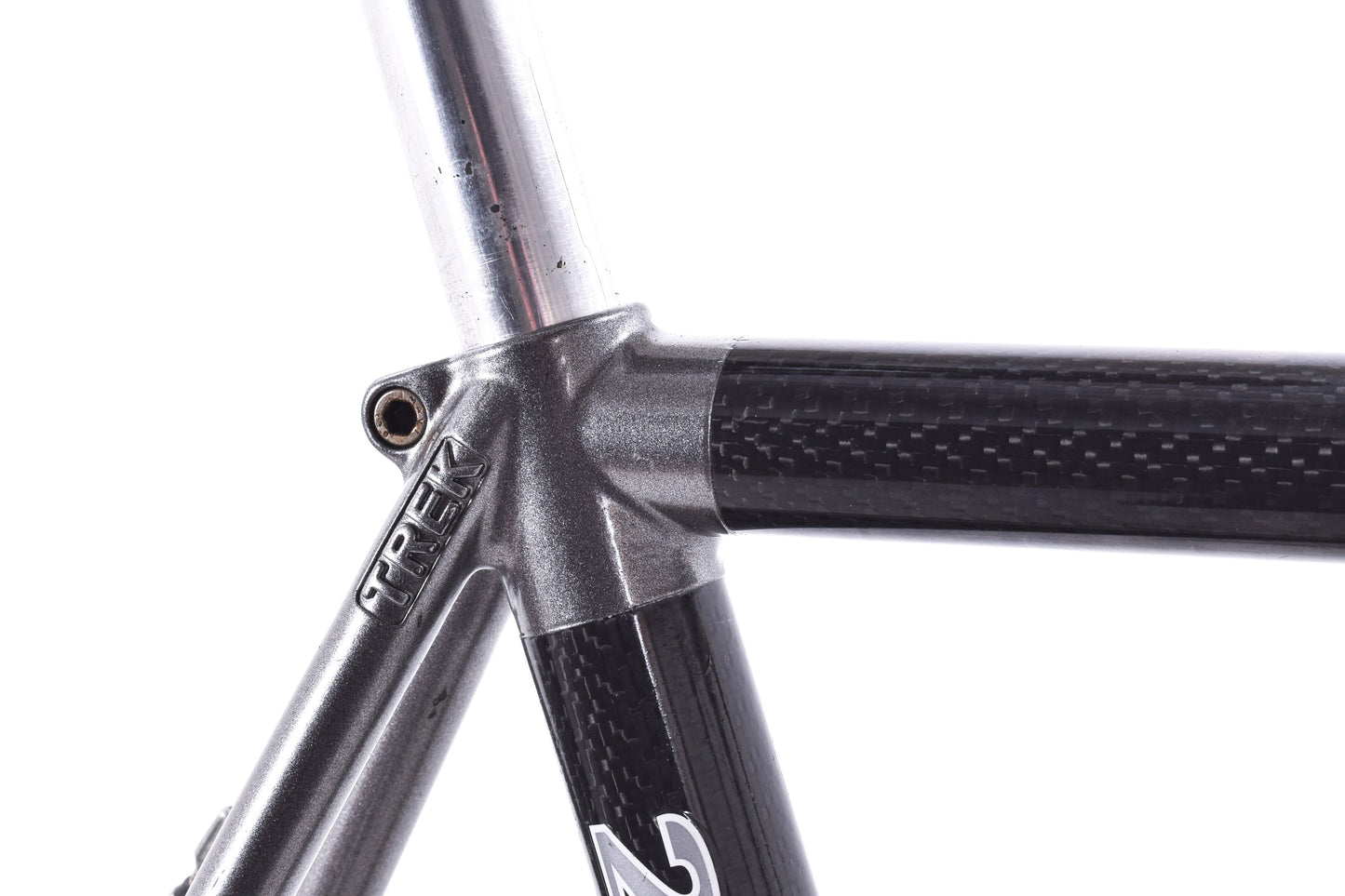 USED Vintage Trek 2300 Carbon/Aluminum Lugged 56cm Road Bike Shimano 600 Tri Color STI 2x8 speed -AS IS