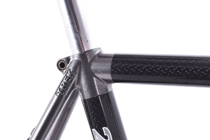 USED Vintage Trek 2300 Carbon/Aluminum Lugged 56cm Road Bike Shimano 600 Tri Color STI 2x8 speed -AS IS