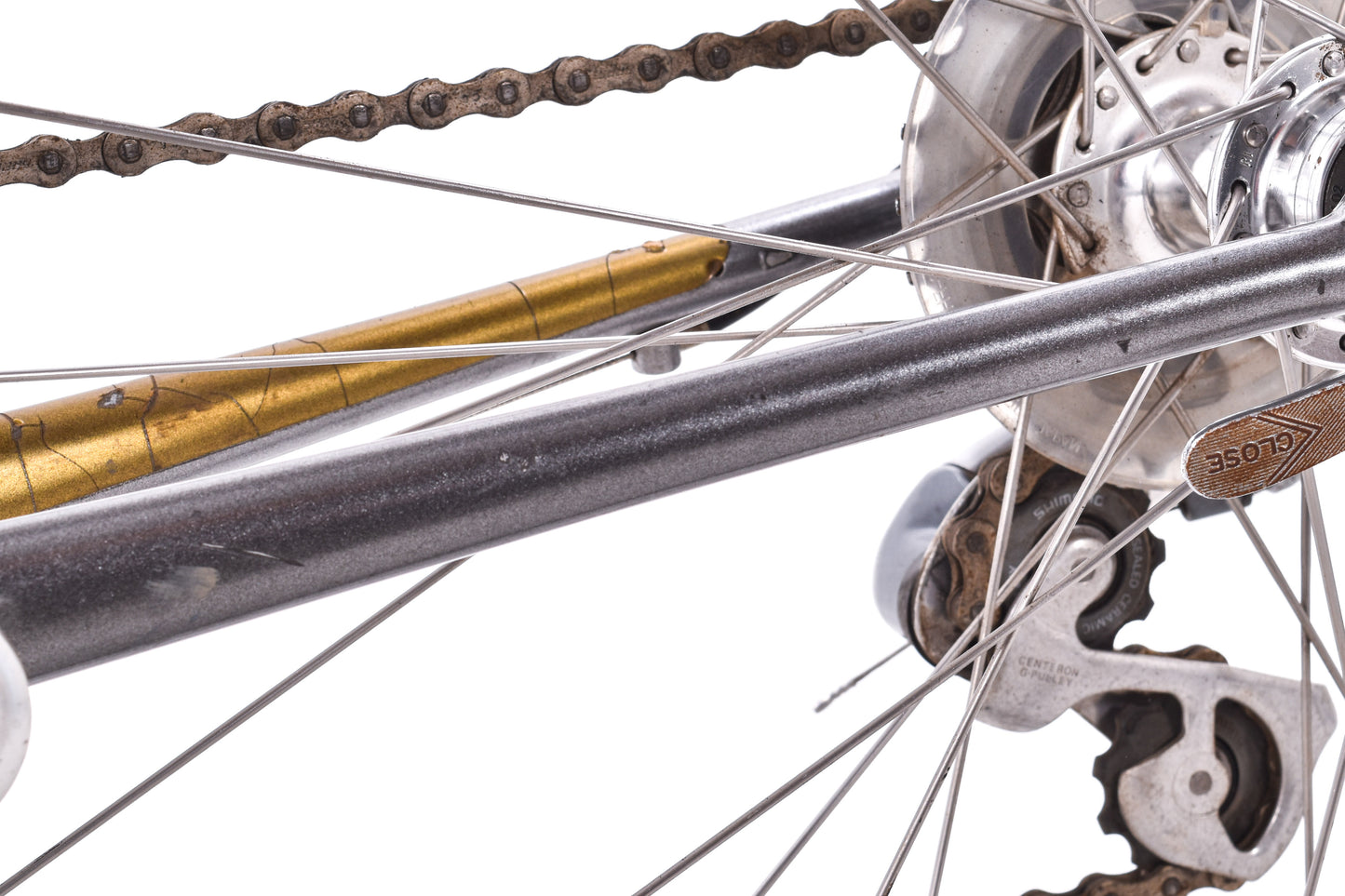 USED Vintage Trek 2300 Carbon/Aluminum Lugged 56cm Road Bike Shimano 600 Tri Color STI 2x8 speed -AS IS