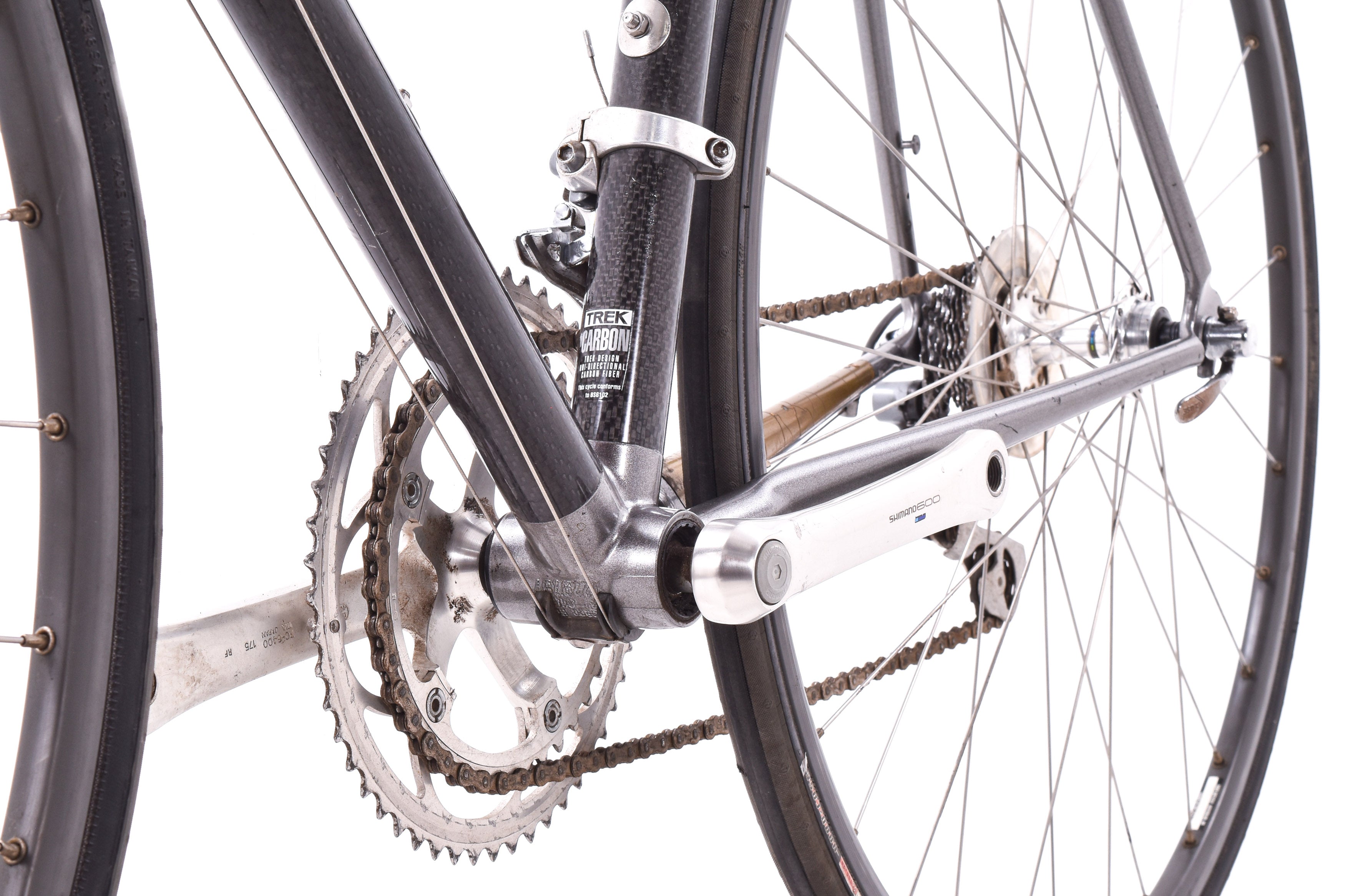 USED Vintage Trek 2300 Carbon/Aluminum Lugged 56cm Road Bike
