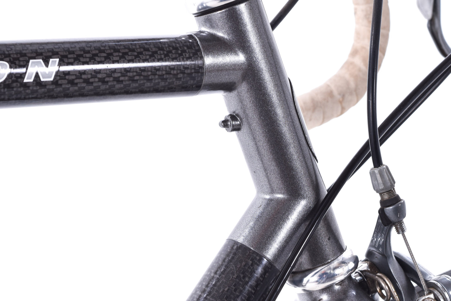 USED Vintage Trek 2300 Carbon/Aluminum Lugged 56cm Road Bike Shimano 600 Tri Color STI 2x8 speed -AS IS
