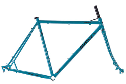 USED Surly Straggler 700c 54cm Frame Chlorine Dream Cyclocross Gravel Touring Steel Disc