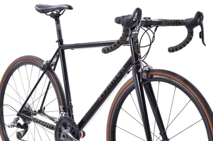 USED Stinner Gibraltar 54cm Custom Steel Road Bike w/ Carbon Wheels SRAM Red/Force 22 Rim Brake