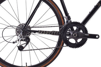 USED Stinner Gibraltar 54cm Custom Steel Road Bike w/ Carbon Wheels SRAM Red/Force 22 Rim Brake