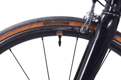 USED Stinner Gibraltar 54cm Custom Steel Road Bike w/ Carbon Wheels SRAM Red/Force 22 Rim Brake